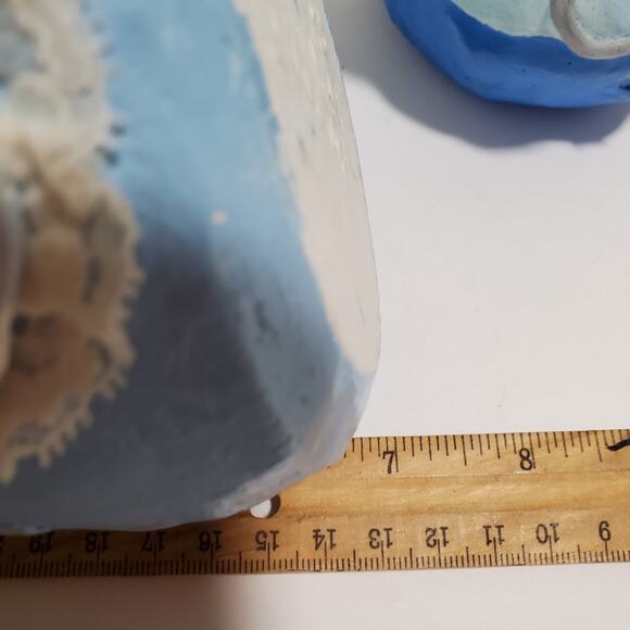 Vintage Hand Made Mom Pop Mice Statue Figurine 7 inch Grandma Grandpa Mouse - Picture 11 of 15